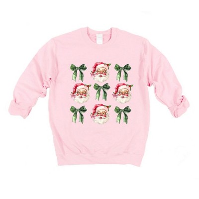 Simply Sage Market Women's Graphic Sweatshirt Coquette Vintage Santa