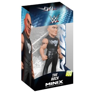 WWE Minix Collectible Figurine 4.7 inch The Rock Action Figure - 1 of 3
