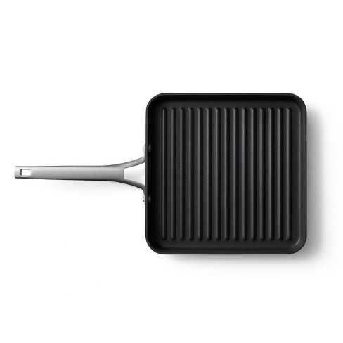 Select Calphalon Round Grill, Hard-Anodized, Non-Stick, 12 inch