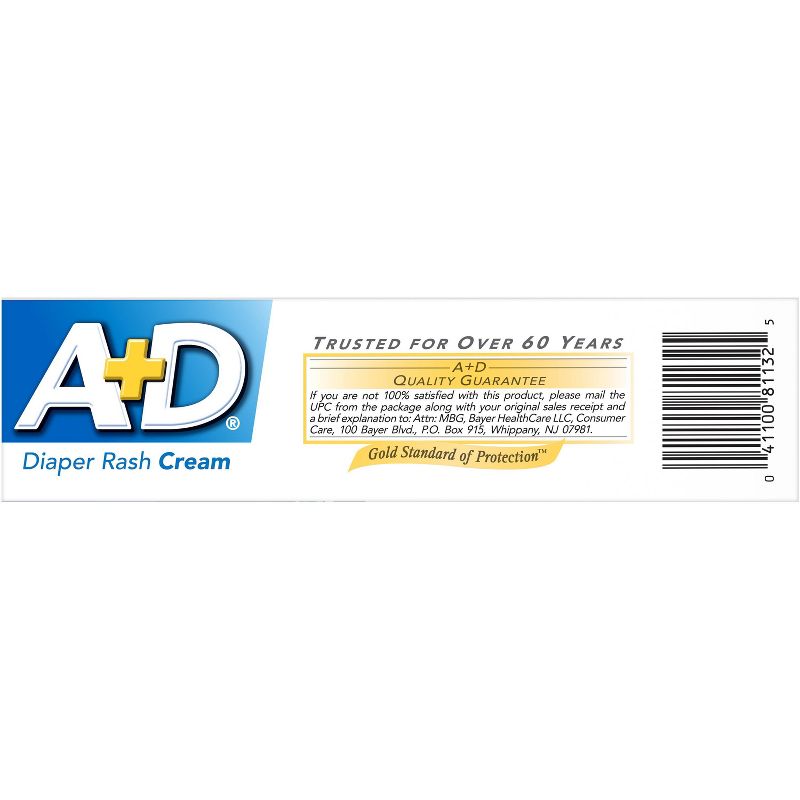 A+D Zinc Oxide Diaper Rash Cream - 4oz, 4 of 7