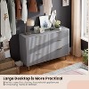 Nasitip 6-Drawer Dresser, 54" Wide Modern Chest with Deep Storage, Large Double Dresser, Wood Organizer for Bedroom/Living Room - 4 of 4