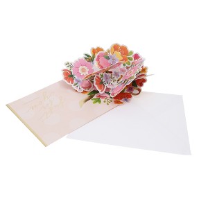 Unique Bargains Greeting Card Assorted Color 7.7"x5.7"x0.4" 1Pc - 1 of 3