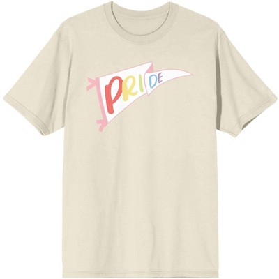 Pride Pennant Men’s Natural T-Shirt