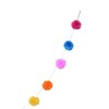 Transpac Cotton 81 in. Multicolor Spring Pom Pom Banner - 3 of 4
