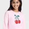 Girls' Graphic Pullover Sweater - Cat & Jack™ - 2 of 4