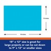 Tru-Ray Construction Paper, Heavyweight, Atomic Blue, 12" x 18", 50 Sheets Per Pack, 3 Packs - 3 of 4