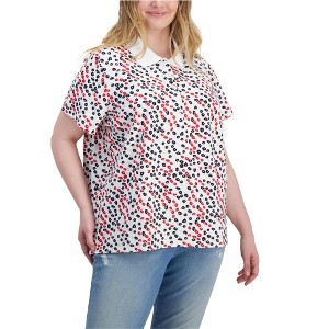 Tommy Hilfiger Womens Floral Polo Shirt - 1 of 1