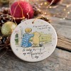 A Day with You is My Favorite Ceramic Ornament, Pooh Bear's Sentimental Quote Christmas Gift and Tree Decor| OrnamentallyYou - 4 of 4