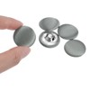 Unique Bargains Blouses Sweater Round Aluminum Cotton Fabric Cloth Covered Buttons 10 Pcs - 4 of 4