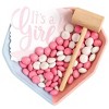 Sassy Little Southern Gender Reveal Breakable Chocolate Heart, Pink & Blue Smash Heart With Hammer, Hidden Candy, Custom Message - PINK or BLUE M&M's - 2 of 4