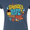 Women's - Spongebob Squarepants - Spongebob: The Search For Squarepants Sponges Life For Me Fitted Graphic T-Shirt - 2 of 4