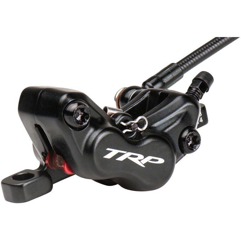TRP Slate T4 Disc Brake and Lever - Front, Hydraulic, Post Mount, Black, 3 of 4