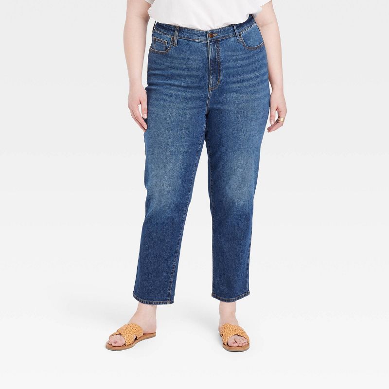 Women's High-Rise 90's Slim Jeans - Universal Thread™, 1 of 18