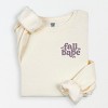 Simply Sage Market Embroidered Fall Babe Stars Lightweight Garment Dyed Sweatshirt - 2 of 4