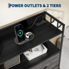 8+3 Drawers Fabric Dressers for Bedroom with 4 Side Pockets,LED Lights,Charging Station - 4 of 4
