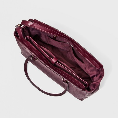 Burgundy hot sale work bag