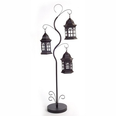 Melrose Whimsical Metal Lantern Tree