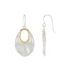 Silpada 'Elevated' Sterling Silver with 18K Yellow Gold Plating Drop Earrings - 2 of 4