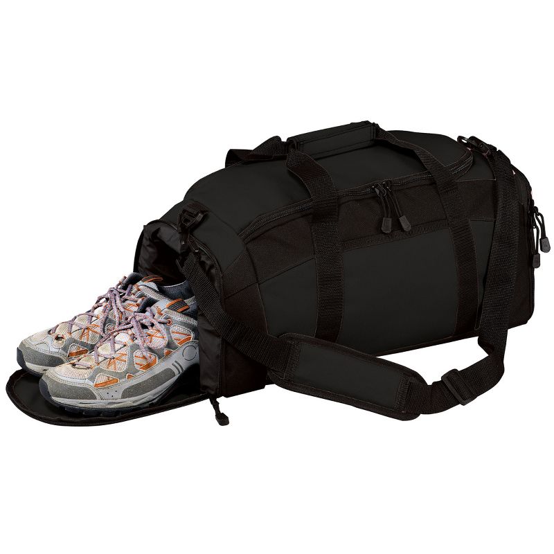 Port Authority 30L Duffel Bag for Gym, Sports, and Workouts Athletes - with Separate End Pouch for Shoes or Gear, 4 of 6