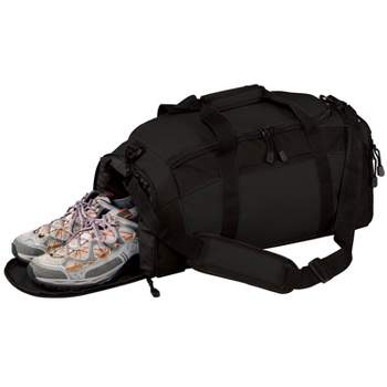 Port Authority 30L Duffel Bag for Gym, Sports, and Workouts Athletes - with Separate End Pouch for Shoes or Gear