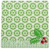 Ganz 4.0 Inch Holly Coasters Set Of 4 Red Green Coasters - 4 of 4