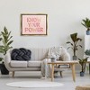 Stupell Industries Know Your Power Pink Inspirational Framed Canvas - 2 of 3