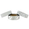 Wrapables Glitter and Shine Washi Tapes Decorative Masking Tapes (Set of 3), Silver Glitz and Glitter - 2 of 3