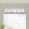Livex Lighting Ashton 4 - Light Vanity in  Brushed Nickel - 4 of 4