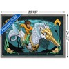 Trends International Aquaman and the Lost Kingdom - llustration Framed Wall Poster Prints - 3 of 4