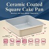 Bakken Swiss Square Cake Pan - Aluminized Steel, Ceramic Non-Stick Coating - image 2 of 4