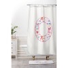 Deny Designs April Lane Art Fancy Bow Monogram Shower Curtain - 3 of 3