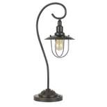 26" Metal Vigo Down Bridge Table Lamp (Includes Light Bulb) Dark Bronze - Cal Lighting