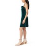WallFlower Women's Joy Mrs Claus Christmas Fur Trimmed Luxe Velour Skater Dress - 3 of 4