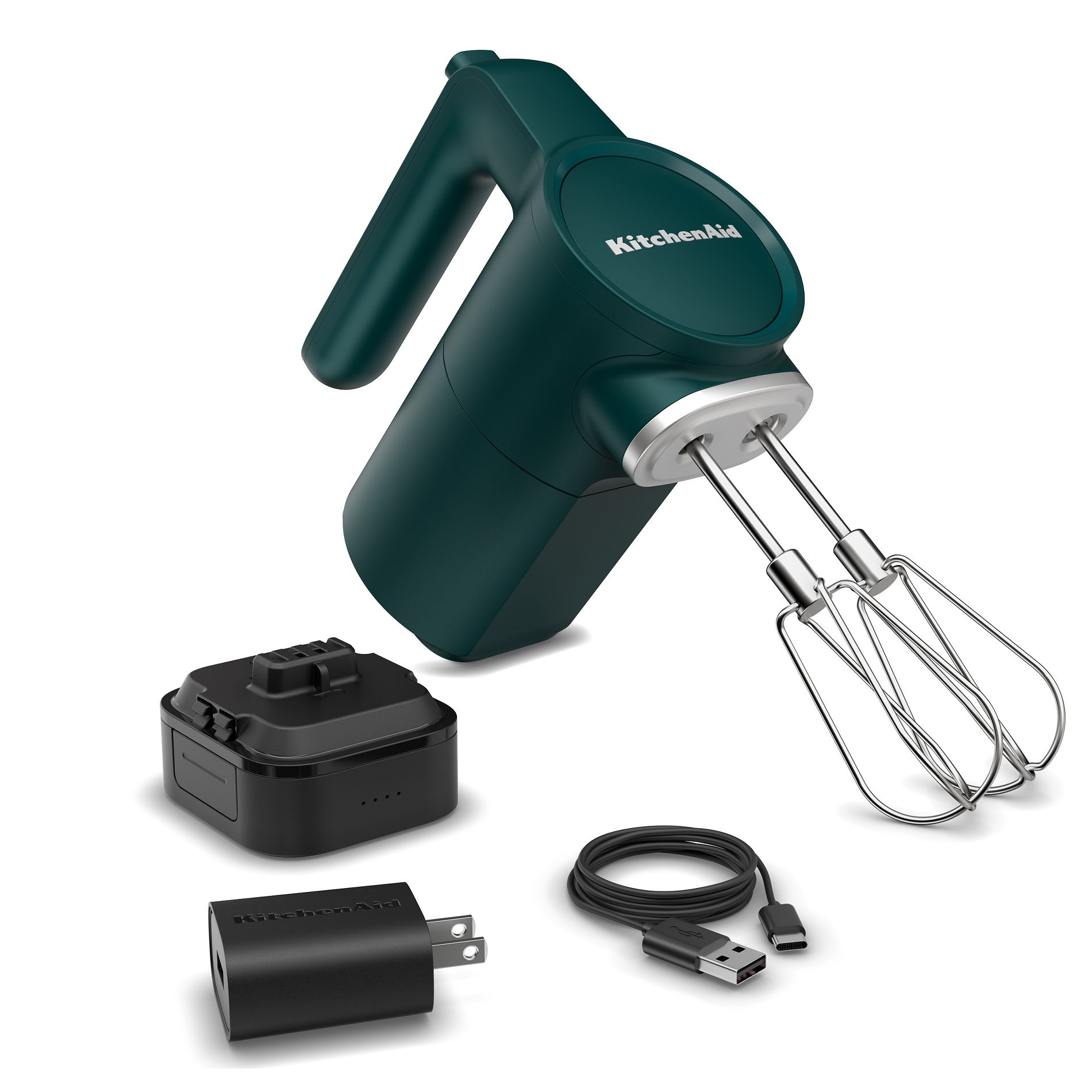 KitchenAid Go Cordless Hand Mixer battery included - Hearth & Hand™ with Magnolia: 7-Speed, Shaded Palm, Dishwasher-Safe
