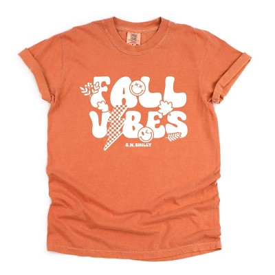 Simply Sage Market S.W.Smiley Fall Vibes Lightning Garment Dyed Tee