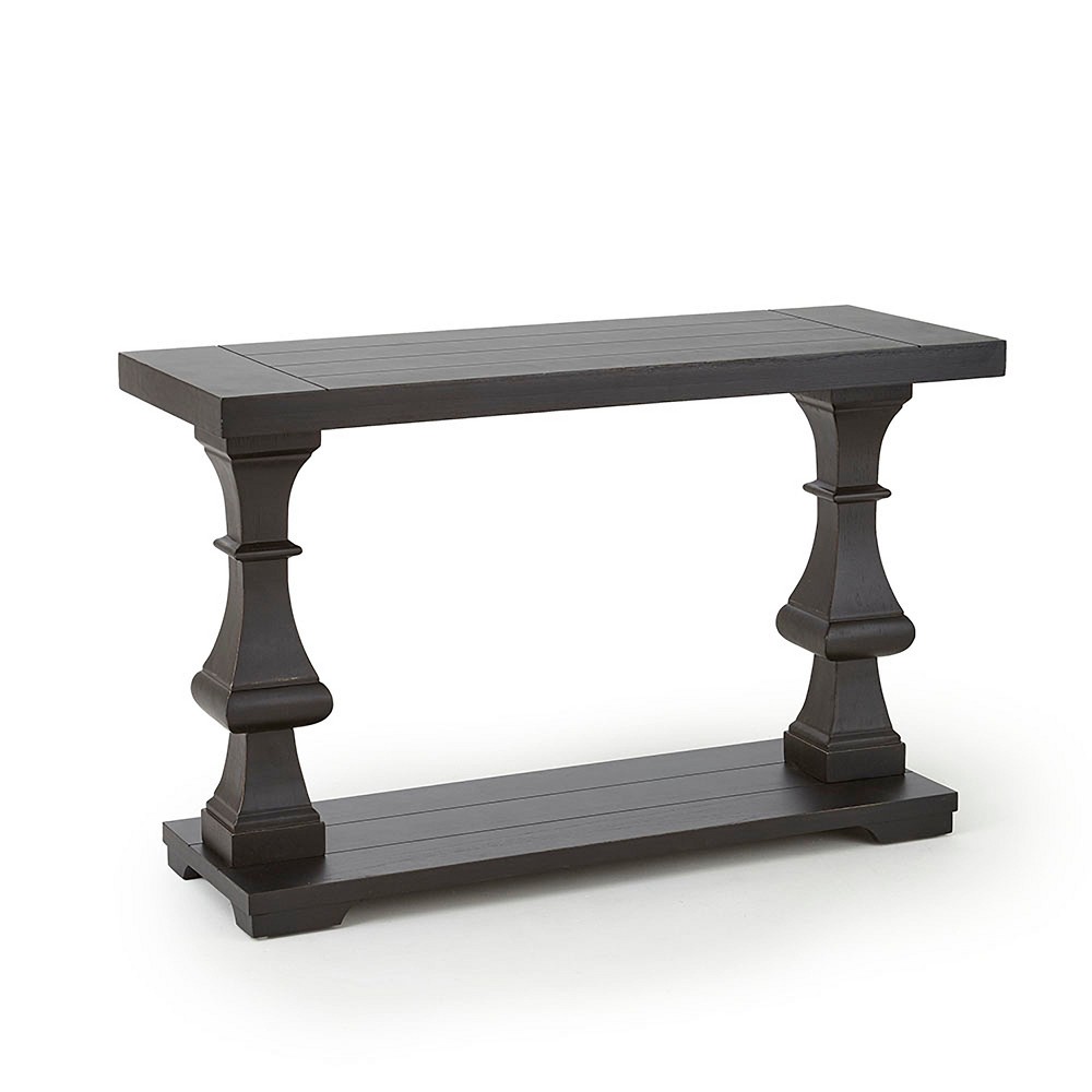 Photos - Coffee Table Dory Sofa Table Black - Steve Silver Co.: Wood Veneer, Fixed Shelf, Entryw