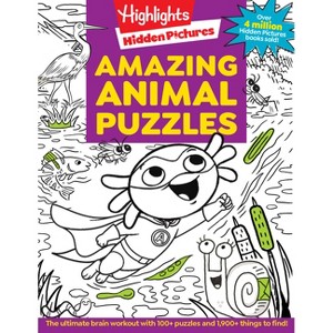 Amazing Animal Puzzles - (Highlights Hidden Pictures) (Paperback) - 1 of 1