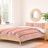 Deny Designs Holli Zollinger Millie Stripe Duvet Cover Bedding Set Red - 2 of 4