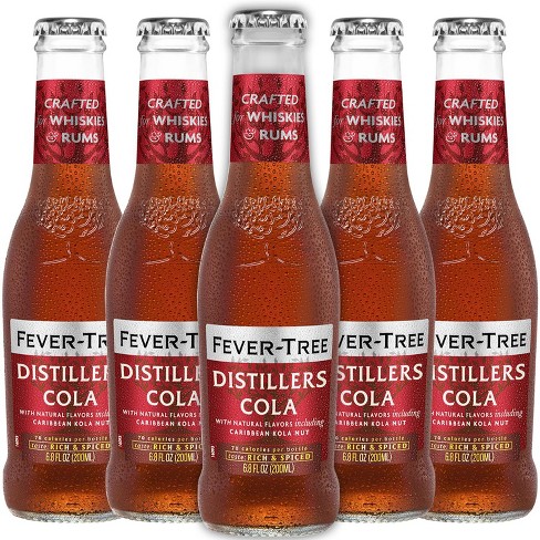 Fever Tree Distillers Cola - Premium Quality Mixer & Soda - Refreshing  Beverage for Cocktails & Mocktails 200ml Bottles- Pack of 5