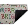 Stupell Industries Merry & Bright Ornament Border Printed Outdoor Imitation Sisal Door Mat, design by Emily Cromwell - 2 of 4