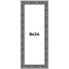 PosterPalooza | Panoramic Distressed Black Picture Frame - UV Acrylic, Foam Board Backing, Hanging Hardware - 2 of 4