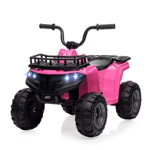 12V Kids Ride On ATV, 4 Wheeler Electric Vehicle for Kids, Battery Powered Quad Toy Vehicle with Music, Horn - 1 of 4