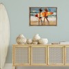 Stupell Industries Surfboard Kids Friends Black Floater Framed Canvas Wall Art - 2 of 4