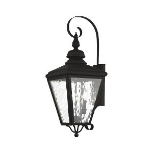 Livex Lighting Cambridge 3 - Light Wall Light in  Black - 1 of 2