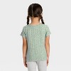 Toddler Girls' Pointelle Short Sleeve T-Shirt - Cat & Jack™ - 2 of 3