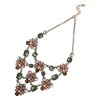 SOHI Women's Multicolour Party Stone Statement Necklace - 2 of 4
