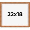 PosterPalooza | Classic Brown Picture Frame - UV Acrylic, Backing Board, Hanging Hardware Included - 2 of 4
