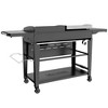 Royal Gourmet 4-Burner 48000 BTU Iron Propane Combination Gas Grill & Cover GD405BTG Black & Silver - 4 of 4