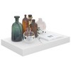 vidaXL Floating Wall Shelves 2 pcs High Gloss White 15.7Inchx9.1Inchx1.5Inch MDF - 3 of 4