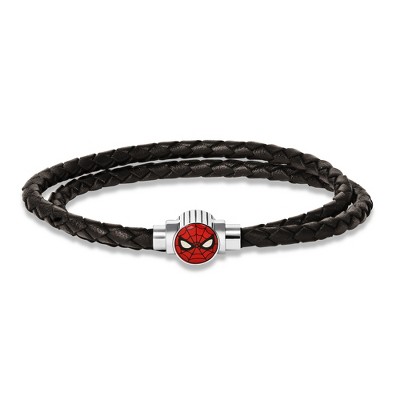 Red Spiderman Spider Man Sterling Silver Bead Charm